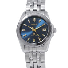 将图像加载到图库查看器中，SEIKO Grand SEIKO W35mm Stainless Steel Blue Dial8J56-8000
