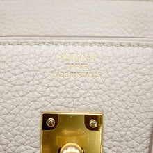将图像加载到图库查看器中，HERMES Birkin Beton Togo Leather Size 25
