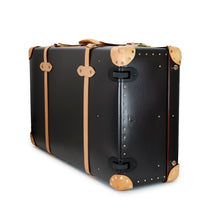 Load image into Gallery viewer, GLOBE TROTTER Travel Case Dark Brown/Beige Vulcan Fiber Size Large
