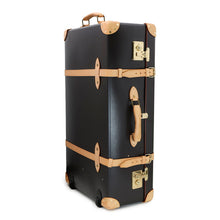 Load image into Gallery viewer, GLOBE TROTTER Travel Case Dark Brown/Beige Vulcan Fiber Size Large
