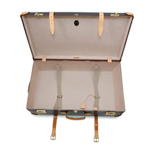Load image into Gallery viewer, GLOBE TROTTER Travel Case Dark Brown/Beige Vulcan Fiber Size Large
