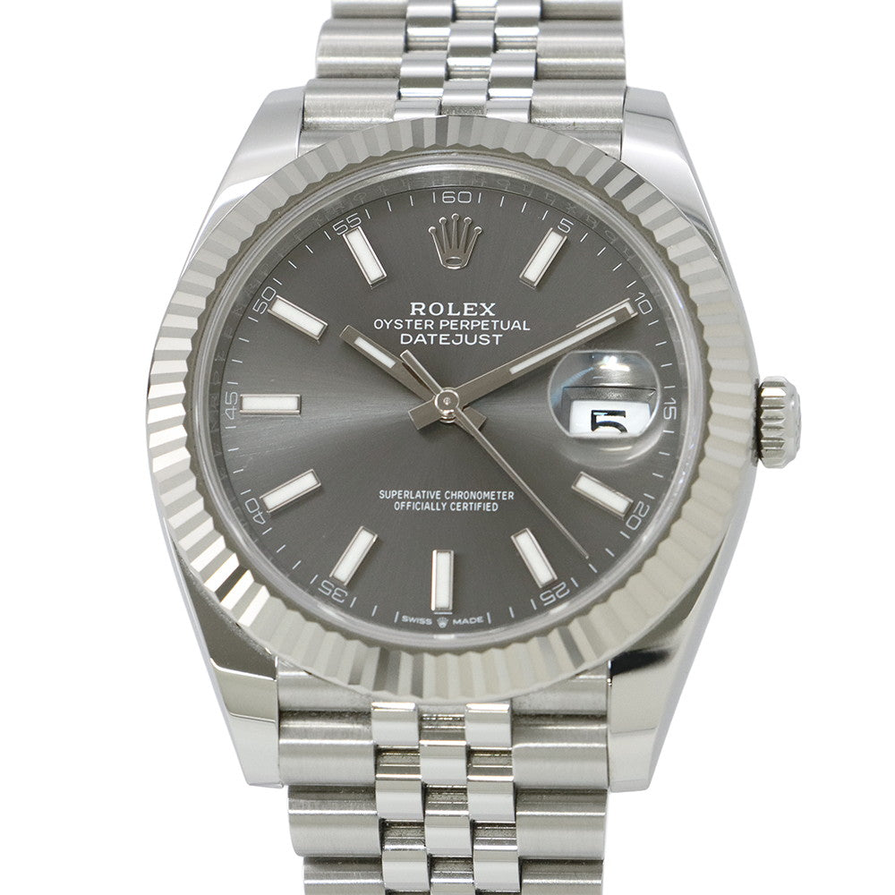ROLEX Datejust 41 W41mm Stainless Steel K18WG Slate Dial126334