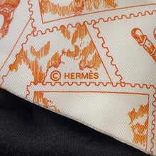 将图像加载到图库查看器中，HERMES Twilly Fauve Stamp Enthusiast Orange・Cui / Gray / CorailH064205S Silk100%
