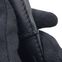 将图像加载到图库查看器中，LOEWE Puffer Flamenco Clutch Bag BlackA411FC1X67 Leather
