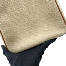 将图像加载到图库查看器中，CELINE Medium Cabas16(Saise) Tote Bag Natural/Tan197332DUH.02NT Canvas Leather
