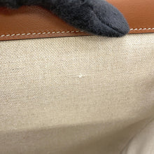 将图像加载到图库查看器中，CELINE Medium Cabas16(Saise) Tote Bag Natural/Tan197332DUH.02NT Canvas Leather
