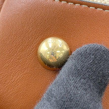 将图像加载到图库查看器中，CELINE Medium Cabas16(Saise) Tote Bag Natural/Tan197332DUH.02NT Canvas Leather

