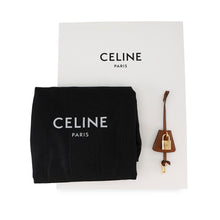 将图像加载到图库查看器中，CELINE Medium Cabas16(Saise) Tote Bag Natural/Tan197332DUH.02NT Canvas Leather
