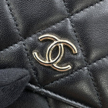 Load image into Gallery viewer, CHANEL Chain wallet with Bag Charm BlackAP1960 Lambskin/Faux Pearl /Rhinestone
