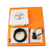 Load image into Gallery viewer, HERMES Kelly Retourne Black Togo Leather Size 25
