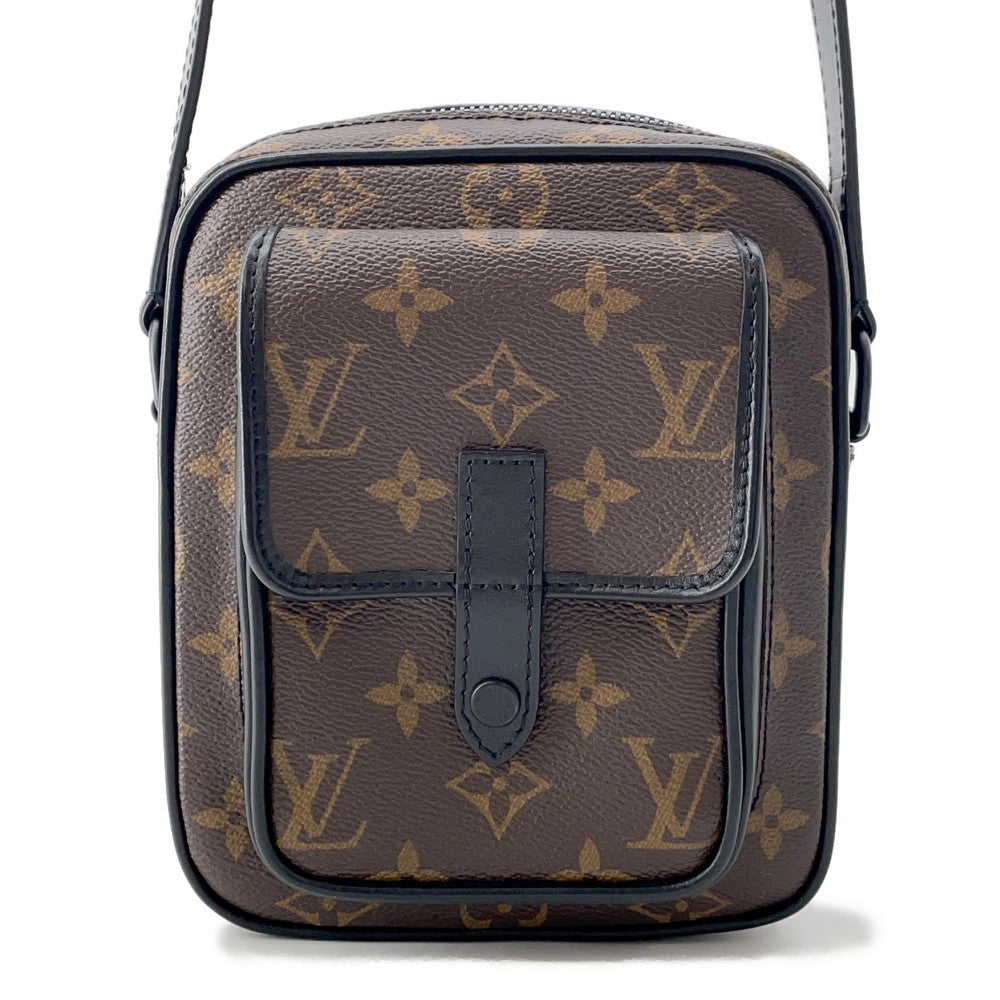 LOUIS VUITTON Christopher wearable wallet NoirM69404 Monogram Macassar Canvas