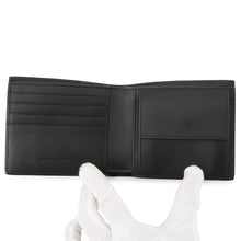 将图像加载到图库查看器中，Bottega Veneta INTRECCIATO Bifold Wallet Compact Wallet Black749412 Leather
