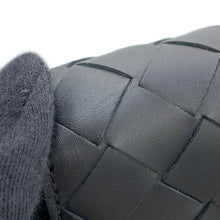将图像加载到图库查看器中，Bottega Veneta INTRECCIATO Bifold Wallet Compact Wallet Black749412 Leather
