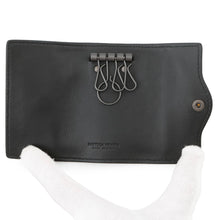 Load image into Gallery viewer, Bottega Veneta INTRECCIATO 4-Key Case Black339336 Leather
