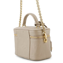 将图像加载到图库查看器中，LOUIS VUITTON ★Vanity TourterelleM45608 Monogram Empreinte Leather Size PM
