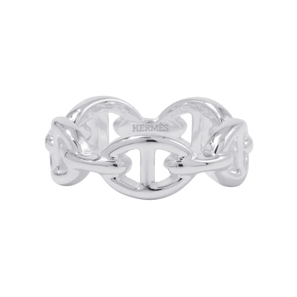 HERMES ★Chaine d'Ancre Ring PM Size PM/49/#9 SV925