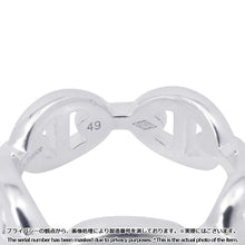 将图像加载到图库查看器中，HERMES Chaine d&#39;Ancre Anchenée Ring PM Size PM/49/#9 SV925
