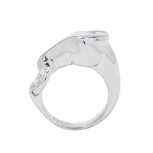 将图像加载到图库查看器中，HERMES Galop ring Size 58/#18 SV925
