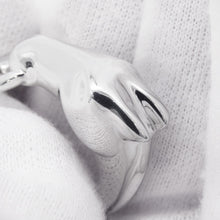 将图像加载到图库查看器中，HERMES Galop ring Size 58/#18 SV925
