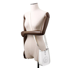 将图像加载到图库查看器中，HERMES Evelyne Long New White Taurillon Clemence Size TPM
