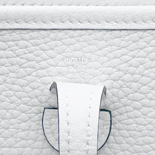 将图像加载到图库查看器中，HERMES Evelyne Long New White Taurillon Clemence Size TPM
