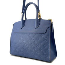 将图像加载到图库查看器中，LOUIS VUITTON Pont Neuf DenimEncreM41751 Monogram Empreinte Leather Size MM
