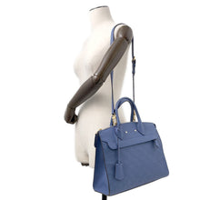 将图像加载到图库查看器中，LOUIS VUITTON Pont Neuf DenimEncreM41751 Monogram Empreinte Leather Size MM
