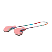 Load image into Gallery viewer, HERMES Bag Charm Petit H Sneakers Pink/Green/MulticolorH1070768 92 Swift Leather Chevre Myzore Goatskin Silk
