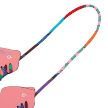 Load image into Gallery viewer, HERMES Bag Charm Petit H Sneakers Pink/Green/MulticolorH1070768 92 Swift Leather Chevre Myzore Goatskin Silk
