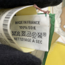 Load image into Gallery viewer, HERMES Scarf Carre Mystery at 24 Gris Pale/Vert/Jaune Silk 100%
