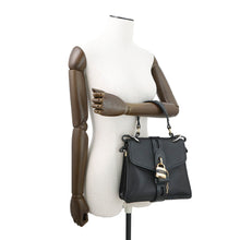 将图像加载到图库查看器中，Chloe Abbey day bag BlackCHC19WS205B71001 Leather Size Small
