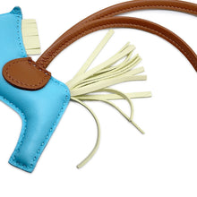 将图像加载到图库查看器中，HERMES Rodeo Celeste/Jaune Milton/Gold Lambskin Size PM

