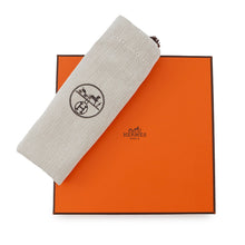 将图像加载到图库查看器中，HERMES Bandouliere Angles Cortage Pull Noir/Jaune Milton/Gold Swift Leather Canvas Size 1&quot;/41.3&quot;
