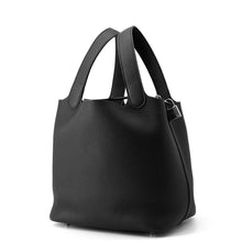 将图像加载到图库查看器中，HERMES Picotin Lock Black Taurillon Clemence Size MM
