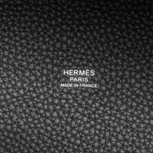 将图像加载到图库查看器中，HERMES Picotin Lock Black Taurillon Clemence Size MM

