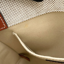 将图像加载到图库查看器中，Chloe Woody 2WAY Tote Bag Beige/BrownCHC21WS397E6690U Canvas Leather Size Small
