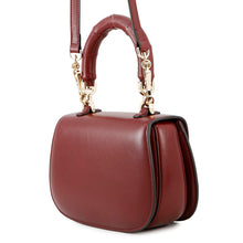 Load image into Gallery viewer, GUCCI Bamboo 1947 Top Handle Bag Rosso Ancora Red827815 Leather Size Small
