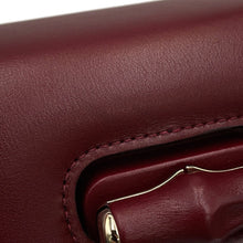 Load image into Gallery viewer, GUCCI Bamboo 1947 Top Handle Bag Rosso Ancora Red827815 Leather Size Small
