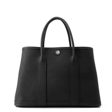 将图像加载到图库查看器中，HERMES Garden Party Black Negonda Leather Size TPM
