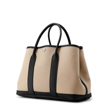 Load image into Gallery viewer, HERMES Garden Party Trench/Black Toile H Negonda Leather Size TPM
