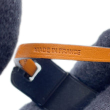 Load image into Gallery viewer, HERMES Oran Nano Bag Charm Pink/Natural Sable/Black Epsom Vache Hunter Leather Vaux Butler
