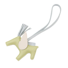 将图像加载到图库查看器中，HERMES Rodeo Pegasus Jaune Bull John / Blue Blum / Nata Lambskin Size PM
