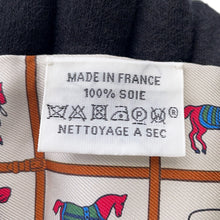 Load image into Gallery viewer, HERMES Twilly Couvertures et Tenues de jour Cream/Blanc/Rose Silk100%
