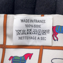 Load image into Gallery viewer, HERMES Twilly Couvertures et Tenues de jour Cream/Blanc/Rose Silk100%
