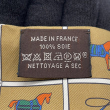 将图像加载到图库查看器中，HERMES Twilly Couvertures et Tenues de jour Mordre/Blanc/Blue Silk100%
