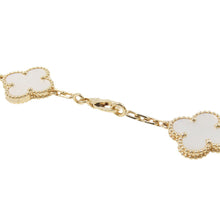 将图像加载到图库查看器中，Van Cleef &amp; Arpels Vintage Alhambra Necklace 10 MotifsVCARA42800 18K Yellow Gold
