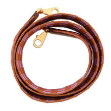 将图像加载到图库查看器中，HERMES Bandouliere maxi quadrille Capucines/Parme/Rouge duchesse/Gold Canvas Swift Leather Size 2&quot;/41.3&quot;

