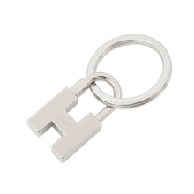 将图像加载到图库查看器中，HERMES Cadena Quiz Key Ring Camail de BlueH077309FP02 Metal
