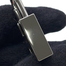 将图像加载到图库查看器中，HERMES Cadena Quiz Key Ring Camail de BlueH077309FP02 Metal
