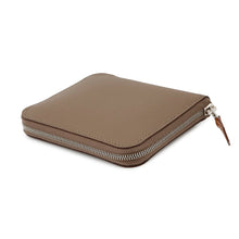 将图像加载到图库查看器中，HERMES Azap compact silk in Etoupe Epsom
